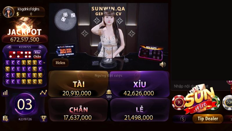 Dàn Dealer người thật quyến rũ điều hành bàn cược 24/7